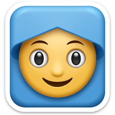I want to make an Roblox verified emoji with an blue square and checkmark in it sticker