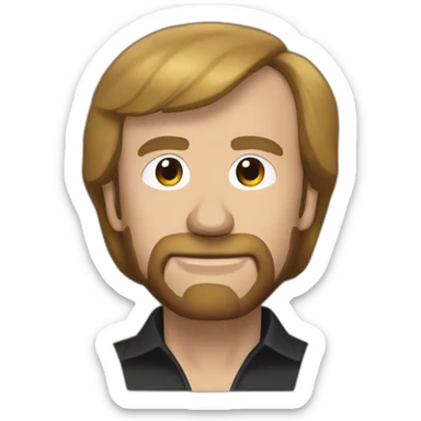 Macron sur Chuck Norris sticker