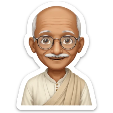 Mahatma Gandhi sticker