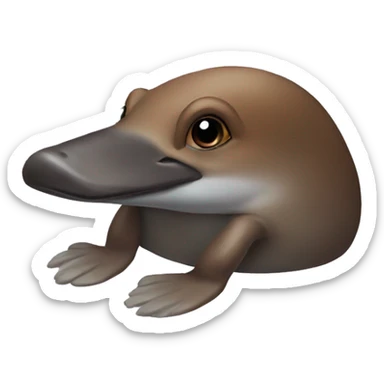 platypus sticker