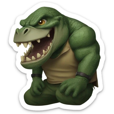 Killer Croc DC sticker