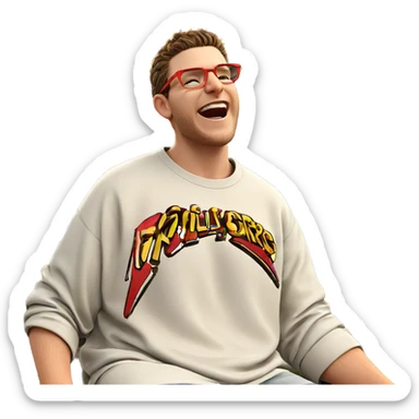 boys enjoying outdoors together sticker