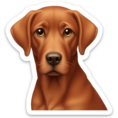 Red lab in blankwt sticker
