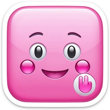 Pink text message app
 sticker