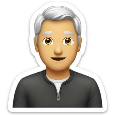 Personne qui apelle quelq'un sticker