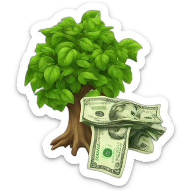 money grow on the tree sticker