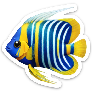 Regal Angelfish sticker