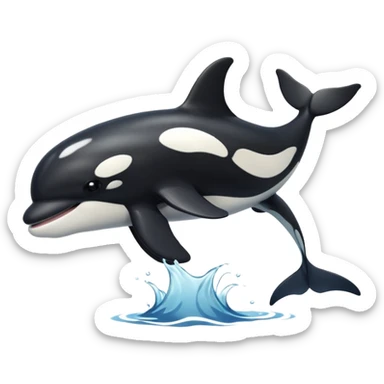 killer whale sticker