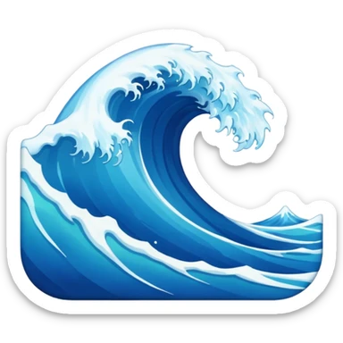 Wave sticker