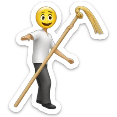 Twirling bâton sticker