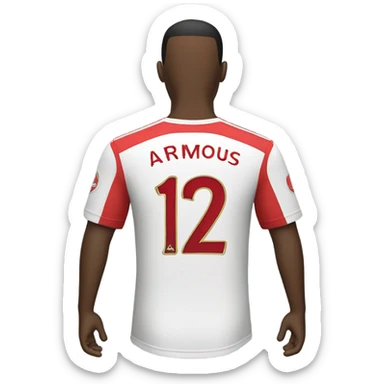 arsenal jersey sticker