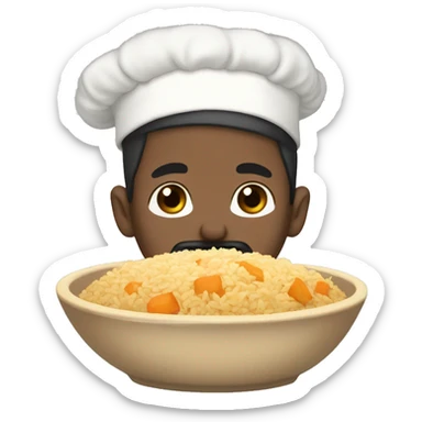 I want a sticker with delicious pilaf sticker