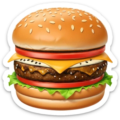 burger leftover sticker