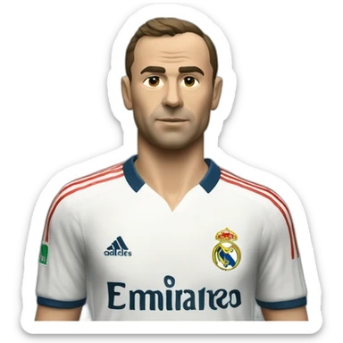 Alfredo Di Stefano con la camiseta del Madrid sticker