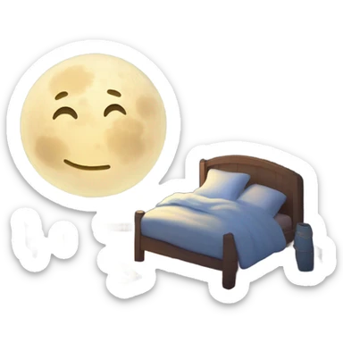 Goodnight moon sticker