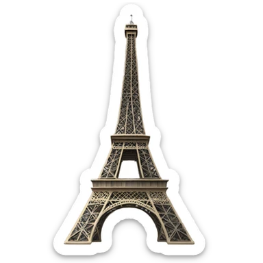 Eiffel tower sticker