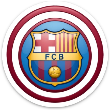 Fc Barcelona badge sticker