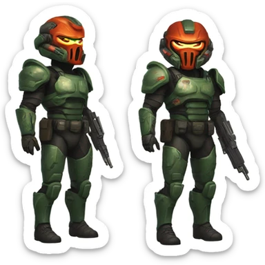 The Doom Slayer sticker