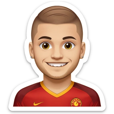 İcardi Galatasaray logolu emoji yap sticker
