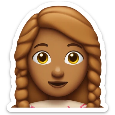 Gingerbread girl sticker