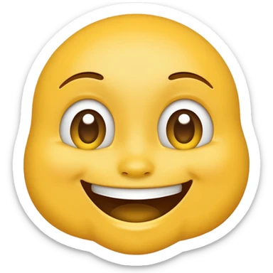 thankful face emoji sticker