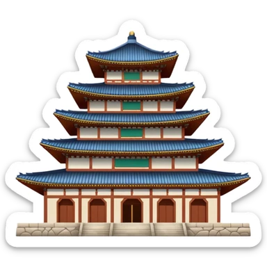 South Korea 
Gyeongbokgung Palace castle sticker