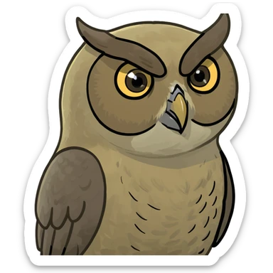 Tree of life with an owl sticker