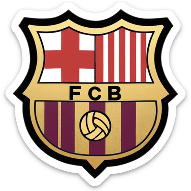 Escudo barça sticker