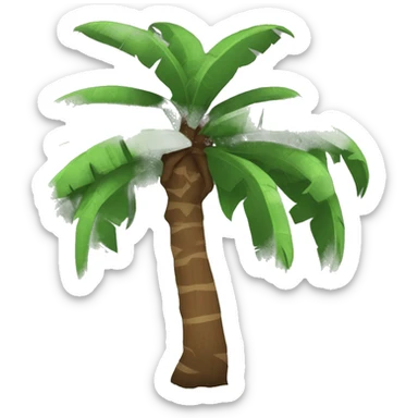 Árbol de coco sticker