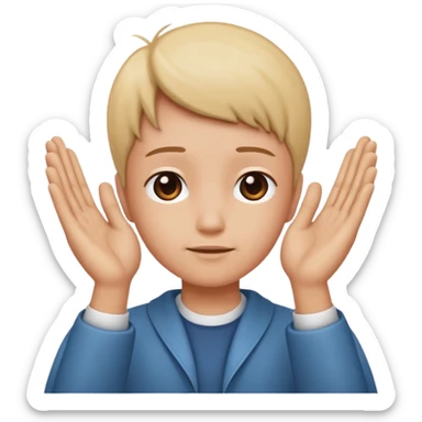 Create an emoji that reflects prayer (Islam) sticker