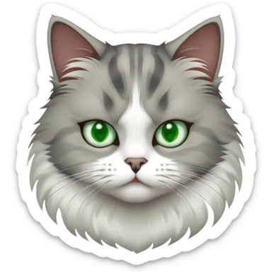 Cat annoyed sticker