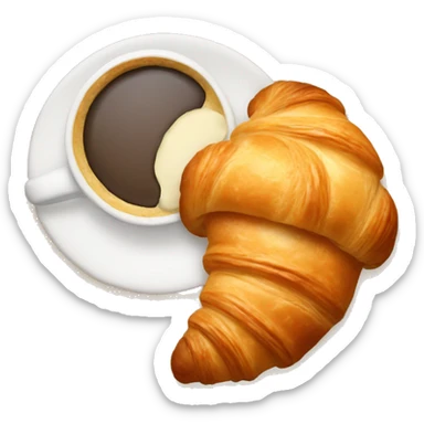 Croissant sticker