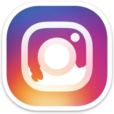 Instagram icon sticker