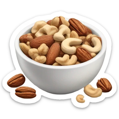 mixed nuts sticker