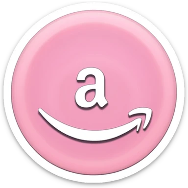 amazon prime video aesthetic logo in pastel pink sticker
