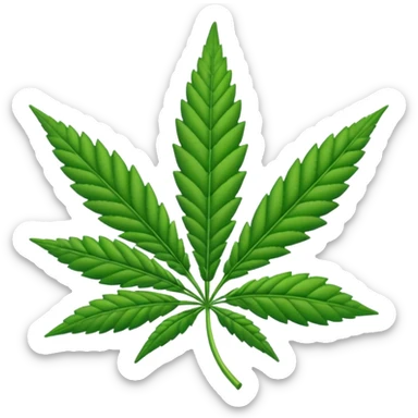 Marijuana sticker