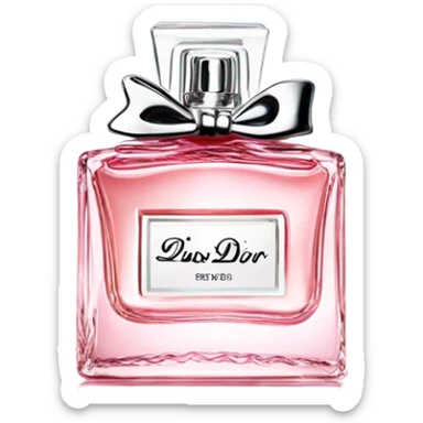 Miss dior perfume sticker