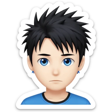 Anime boy sticker