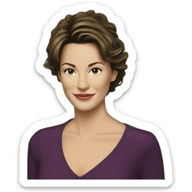 Sandrine Voillet Paris TV series 2007 sticker