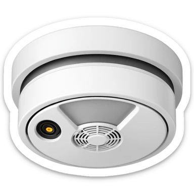 Smoke detector sticker