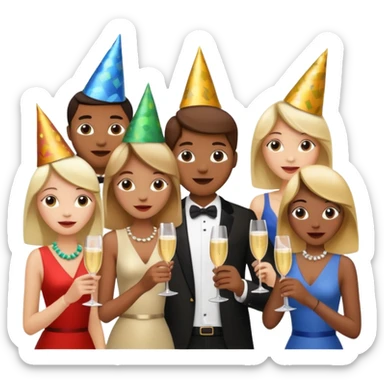 By celebrating festivals and fairs, we learn to share, help, and enjoy with family and friends sticker