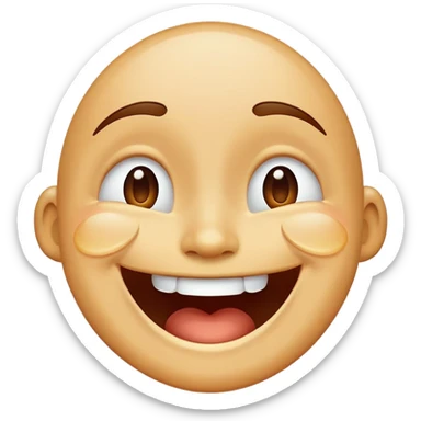 laughing face with tears of joy sticker