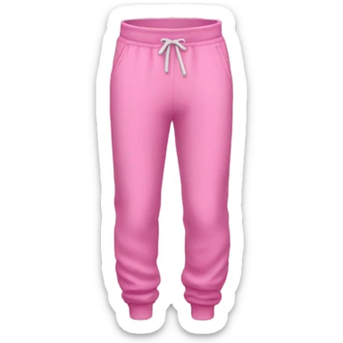 Pink sweatpants sticker