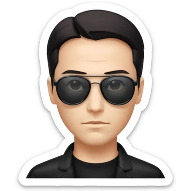 matrix neo sunglasses sticker