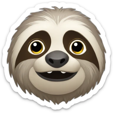 hype sloth sticker