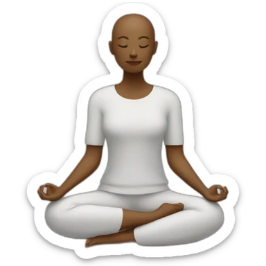 meditation-retreat-calm sticker