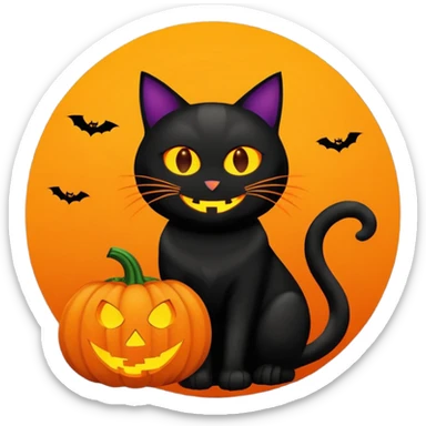 halloween poster sticker