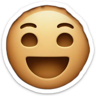 a speaker emoji made of coffee beans sticker