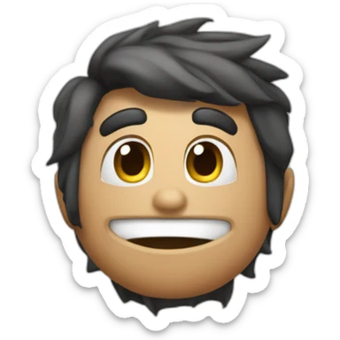 Un mono abrazando a otro mono estilo Disney  sticker