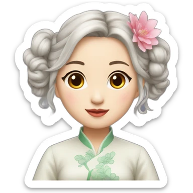 Evelyn Cathy Widjaja - chinese girl sticker